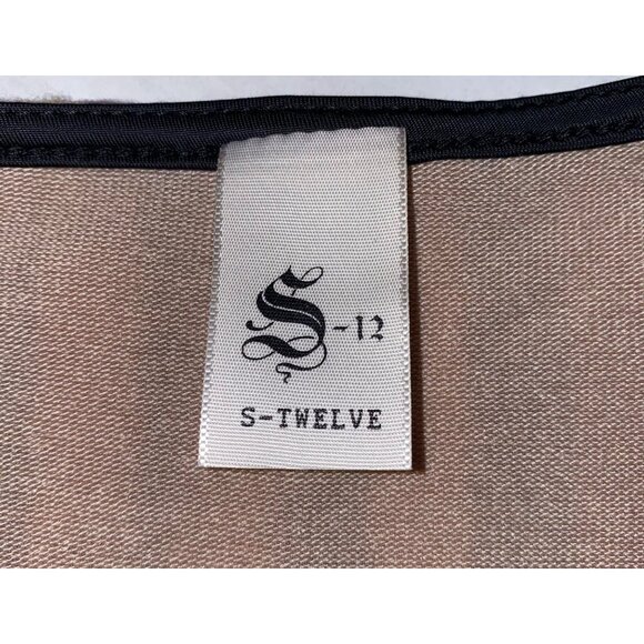 Stylish Womens Animal Print Dress Brown & Purple Long Sleeve S-12 Polyester/Span - Picture 3 of 6